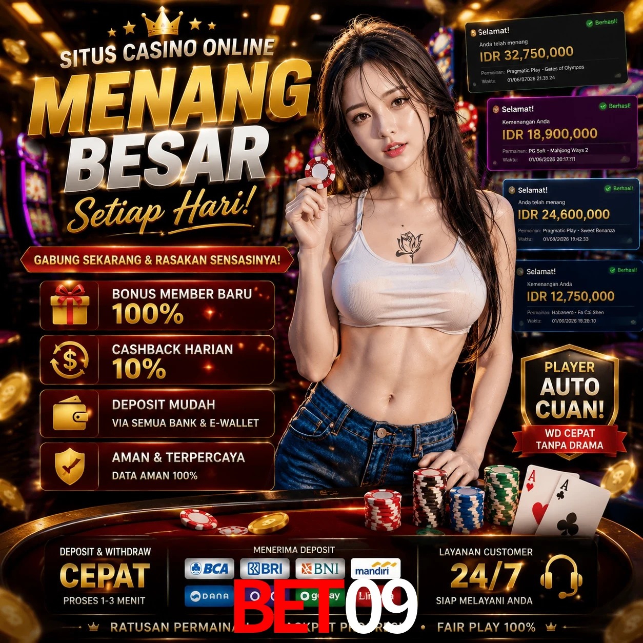 bet09 slots no app